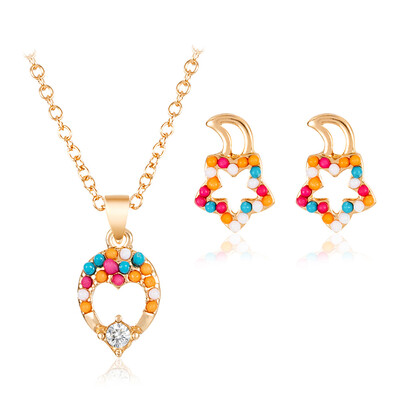 Creative Geometry Sweet Pink Round Round Pink Crystal Necklace Earrings Womens Jewelry Set
Creative Geometry Sweet Pink Round Round Pink Crystal Necklace Earrings Womens Jewelry Set