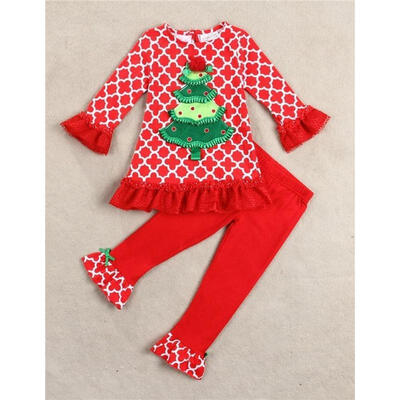 Baby Girls Kids Children Christmas Tree Xmas Pajamas Set Homewear Shirts Pants Sleepsuit Outfit Suit Outfit 1-6T
Baby Girls Kids Children Christmas Tree Xmas Pajamas Set Homewear Shirts Pants Sleepsuit Outfit Suit Outfit 1-6T