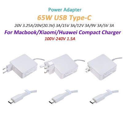 Power Adapter AC DC 100V-240V 15A 65W USB Type-C 20V 325A20V203V 3A15V 3A12V 3A9V 3A5V 3A Compact Charger For MacbookXi
Power Adapter AC DC 100V-240V 15A 65W USB Type-C 20V 325A20V203V 3A15V 3A12V 3A9V 3A5V 3A Compact Charger For MacbookXi