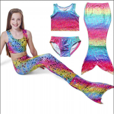 Girls Kids Swimmable Mermaid Tail Sea-maid Bikini Swimwear Swimming Costume Set
Girls Kids Swimmable Mermaid Tail Sea-maid Bikini Swimwear Swimming Costume Set