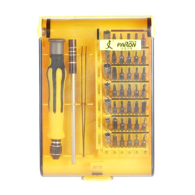 PARON 45 in 1 Multi-functional Precision Telecommunication Tool Magnetic Torx Hex Slotted&Phillips Screwdrivers Set Repair Too
PARON 45 in 1 Multi-functional Precision Telecommunication Tool Magnetic Torx Hex Slotted&Phillips Screwdrivers Set Repair Too
