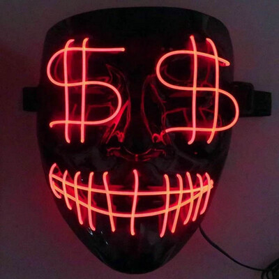 New Hot Halloween Scary Mask Cosplay LED Costume Frightening Glowing EL Wire Light Up Mask For Festival Party Drop ship
New Hot Halloween Scary Mask Cosplay LED Costume Frightening Glowing EL Wire Light Up Mask For Festival Party Drop ship