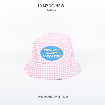 Koreas new Plaid Joker fashion fisherman Hat letter printing adjustable dome Hat outdoor sun visor Sun Hat
Koreas new Plaid Joker fashion fisherman Hat letter printing adjustable dome Hat outdoor sun visor Sun Hat