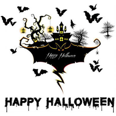 Greensen Castle Pattern Wall Sticker Decal for Halloween Festival Living Room Decoration Window Display
Greensen Castle Pattern Wall Sticker Decal for Halloween Festival Living Room Decoration Window Display