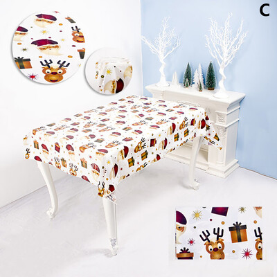 Siaonvr Disposable Tablecloth Creative PVC Christmas Print Tablecloth Table Party Decor
Siaonvr Disposable Tablecloth Creative PVC Christmas Print Tablecloth Table Party Decor