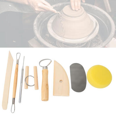 Greensen 8Pcs Multi-function DIY Wood Pottery Ceramics Clay Sculpture Tools Set Accessories
Greensen 8Pcs Multi-function DIY Wood Pottery Ceramics Clay Sculpture Tools Set Accessories