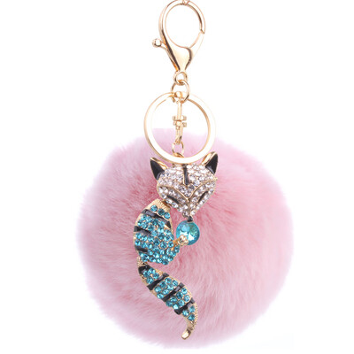 Little fox couple keychain creative animal rex rabbit plush ball car bag pendant small gifts
Little fox couple keychain creative animal rex rabbit plush ball car bag pendant small gifts