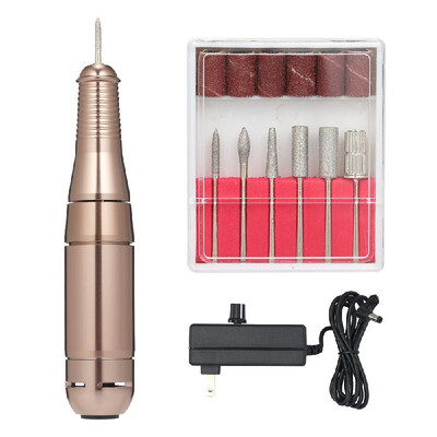 Electric Nail Drill Set with Nail Drill Bits & Sand Bands Portable Nail Drill Machine Handpiece Manicure & Pedicure Set for Acryli
Electric Nail Drill Set with Nail Drill Bits & Sand Bands Portable Nail Drill Machine Handpiece Manicure & Pedicure Set for Acryli