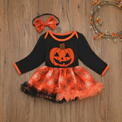 Cute Newborn Baby Girls Pumpkin Romper Tutu Skirts Headband Halloween Outfits UK
Cute Newborn Baby Girls Pumpkin Romper Tutu Skirts Headband Halloween Outfits UK