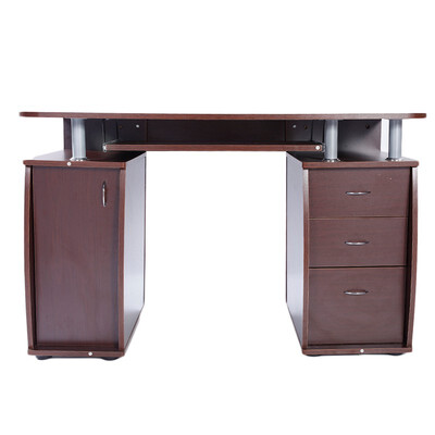Wood Computer Desk PC Laptop Study Table Workstation Home Office Furniture Writing Table 3 Drawers Bookcase
Wood Computer Desk PC Laptop Study Table Workstation Home Office Furniture Writing Table 3 Drawers Bookcase
