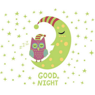 Greensen Moon Owl Stars Luminous Wall Sticker Decal for Children Room Nursery Bedroom Art Decor Wall Decal Luminous Wall Decal
Greensen Moon Owl Stars Luminous Wall Sticker Decal for Children Room Nursery Bedroom Art Decor Wall Decal Luminous Wall Decal