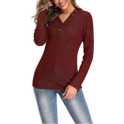 Sweater Women 2019 Knitwear V neck Ladies Pullover Autum Long Sleeve Korean Style Pull Femme Solid Color
Sweater Women 2019 Knitwear V neck Ladies Pullover Autum Long Sleeve Korean Style Pull Femme Solid Color