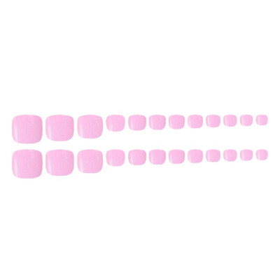 24 Pcs 12 Sizes Short Full Cover Fake Toe Nails Candy Colorful Press-on Toenail Artificial Nail Art Tips 
24 Pcs 12 Sizes Short Full Cover Fake Toe Nails Candy Colorful Press-on Toenail Artificial Nail Art Tips