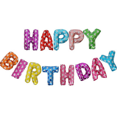 FUNNYBUNNY 16 inch Happy Birthday Banner Balloons Foil Letters Mylar Balloons for Birthday Party Decoration
FUNNYBUNNY 16 inch Happy Birthday Banner Balloons Foil Letters Mylar Balloons for Birthday Party Decoration