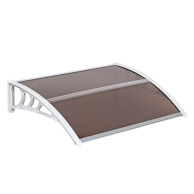 Awning Cover HT-100 x 80 Household Application Door & Window Rain Cover Eaves Brown Board & White Holder Patio Awnings
Awning Cover HT-100 x 80 Household Application Door & Window Rain Cover Eaves Brown Board & White Holder Patio Awnings