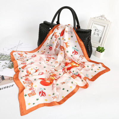 Korean version of autumn&winter wild scarf dual-use shawl womens bib wild fashion printing silk scarves sunscreen
Korean version of autumn&winter wild scarf dual-use shawl womens bib wild fashion printing silk scarves sunscreen