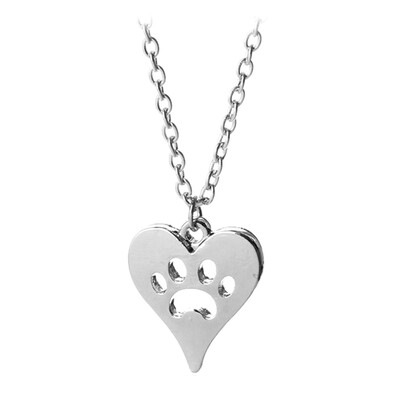 Women Fashion Cute Jewelry Creative Hollow Love Dog Claw Necklace Heart-shaped Sweater Chain
Women Fashion Cute Jewelry Creative Hollow Love Dog Claw Necklace Heart-shaped Sweater Chain