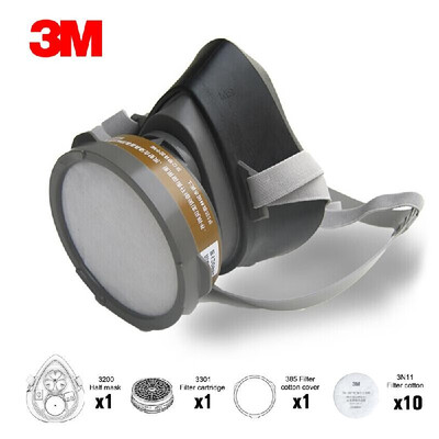 3M 320P Dust Mask Respirator Half Face Dust-proof Mask Anti Industrial Construction Dust Haze Fog Safety Gas Mask
3M 320P Dust Mask Respirator Half Face Dust-proof Mask Anti Industrial Construction Dust Haze Fog Safety Gas Mask