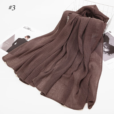 Cross-border exclusive for AliExpress wish Muslim Arab Hui pure color cotton crease cotton scarf scarves
Cross-border exclusive for AliExpress wish Muslim Arab Hui pure color cotton crease cotton scarf scarves