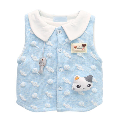 Spring Autumn Children Kids Vest 6M-3Y Cotton Soft Comfortable Turndown Collar Thin Unisex Baby Vest Outerwear 6 Colors
Spring Autumn Children Kids Vest 6M-3Y Cotton Soft Comfortable Turndown Collar Thin Unisex Baby Vest Outerwear 6 Colors