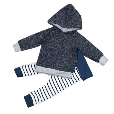 Newborn Baby Kid Long Sleeve Top T-Shirt Stripe Pants Outfit Hooded Clothes Set
Newborn Baby Kid Long Sleeve Top T-Shirt Stripe Pants Outfit Hooded Clothes Set