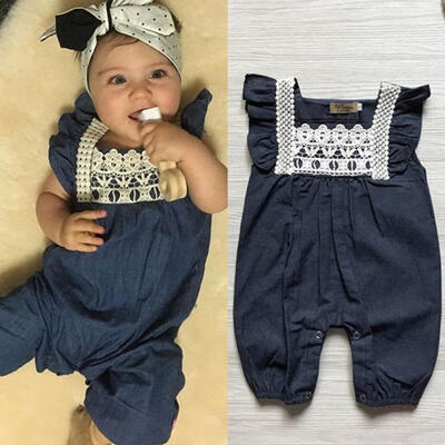 Fashion Toddler Baby Kids Girls Clothing Rompers Denim Lace Harem Shorts Jeans Jumpsuit
Fashion Toddler Baby Kids Girls Clothing Rompers Denim Lace Harem Shorts Jeans Jumpsuit
