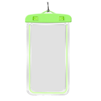 Tailored Fluorescent Intelligent Transparent Swimming Mobile Phone Waterproof Bag