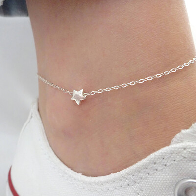 AliExpress new supply foot jewelry fashion simple five-pointed star gold-plated anklet summer sexy anklet
AliExpress new supply foot jewelry fashion simple five-pointed star gold-plated anklet summer sexy anklet
