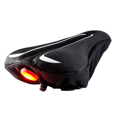 Bike Cushion Cover Bicycle Saddle Silicone Soft Seat Cover Men Women Cycling Cushion with Taillight Saddle
Bike Cushion Cover Bicycle Saddle Silicone Soft Seat Cover Men Women Cycling Cushion with Taillight Saddle