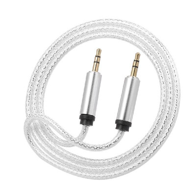 35 mm Jack Auxiliary Audio Cable Male to Male Auxiliary Audio Cable for CarPhoneLaptopSilver
35 mm Jack Auxiliary Audio Cable Male to Male Auxiliary Audio Cable for CarPhoneLaptopSilver