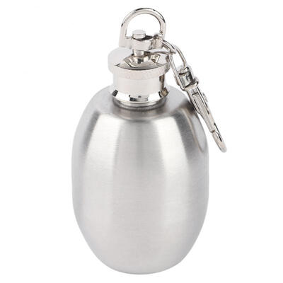 Greensen Stainless Steel 2oz Portable Whiskey Alcohol Wine Pocket Bottle with Key Ring
Greensen Stainless Steel 2oz Portable Whiskey Alcohol Wine Pocket Bottle with Key Ring