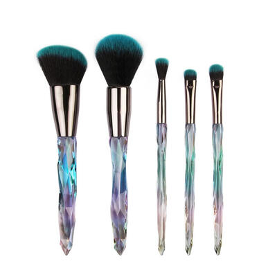 5pcsSet Pro 3D Diamond Handle Makeup Brushes Powder Eye Shadow Beauty Pens