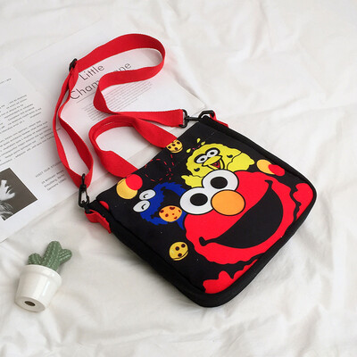 Cute cartoon wild shoulder messenger bag female 2019 new casual fashion ugly cute Sesame Street portable canvas bag
Cute cartoon wild shoulder messenger bag female 2019 new casual fashion ugly cute Sesame Street portable canvas bag