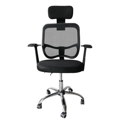 Mesh Back Gas Lift Back Tilt Adjustable Office Swivel Chair with Headrest 
Mesh Back Gas Lift Back Tilt Adjustable Office Swivel Chair with Headrest