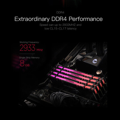 HyperX Kingston Technology Predator Black 32GB Kit of 4 DDR4 2933MHz RGB RAM Gaming Memory with Infrared Sync Technology Memory
HyperX Kingston Technology Predator Black 32GB Kit of 4 DDR4 2933MHz RGB RAM Gaming Memory with Infrared Sync Technology Memory