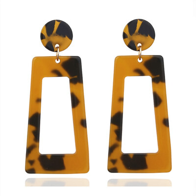 EK446 Boho Geometric Big Acetic Acid Statement Earrings Fashion Jewelry Colorful Leopard Printed Acrylic Drop Earrings for Women
EK446 Boho Geometric Big Acetic Acid Statement Earrings Fashion Jewelry Colorful Leopard Printed Acrylic Drop Earrings for Women