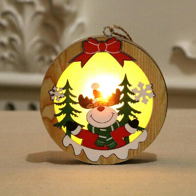 Portable Delicate Christmas Decoration Wooden Lighting Pendant Christmas Tree Decoration Pendant Circle Mode
Portable Delicate Christmas Decoration Wooden Lighting Pendant Christmas Tree Decoration Pendant Circle Mode