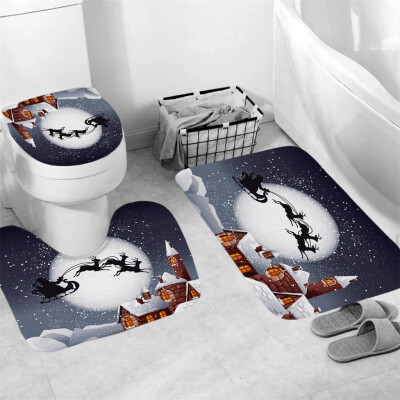 Tailored 3Pcs Christmas shower Curtain Bathroom Anti-slip Carpet Rug Toilet Cover Mat Set
Tailored 3Pcs Christmas shower Curtain Bathroom Anti-slip Carpet Rug Toilet Cover Mat Set