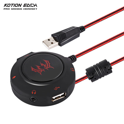 Refurbished KOTION EACH S2 External USB Sound Card Plug&Play Stereo Headset Adapter for PC Laptops PS4
Refurbished KOTION EACH S2 External USB Sound Card Plug&Play Stereo Headset Adapter for PC Laptops PS4