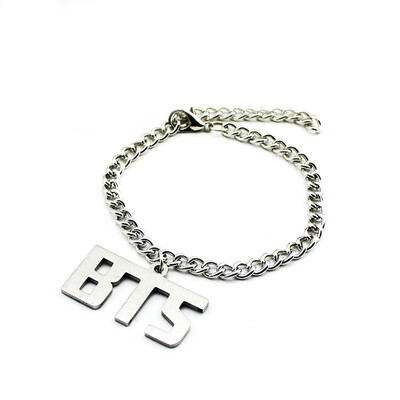 Kpop BTS Stainless Steel Bracelet Wristband Bangtan Boys Unisex Adjustable Bracelet BTS ARMY Letter Pendant Wristband Wristlet
Kpop BTS Stainless Steel Bracelet Wristband Bangtan Boys Unisex Adjustable Bracelet BTS ARMY Letter Pendant Wristband Wristlet