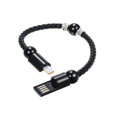USB Lightening Leather Braided Bracelet Cable Charger Cable Data Transmission for iPhone iPad
USB Lightening Leather Braided Bracelet Cable Charger Cable Data Transmission for iPhone iPad