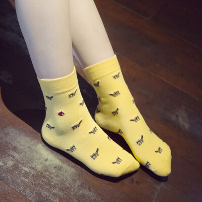 Women New Cotton Cute Animal Socks All Season Fashion Cartoon Solid Color Socks 
Women New Cotton Cute Animal Socks All Season Fashion Cartoon Solid Color Socks