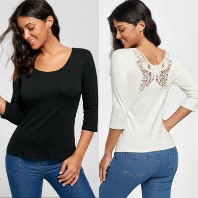 Women&39s Fashion Long Sleeve Shirt Casual Lace Blouse Loose Cotton Tops T Shirt
Women&39s Fashion Long Sleeve Shirt Casual Lace Blouse Loose Cotton Tops T Shirt