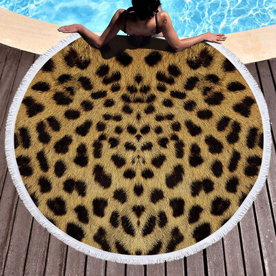 Toponeto 1 PC Round Beach Pool Home Shower Towel Blanket Table Cloth Yoga Mat Leopard
Toponeto 1 PC Round Beach Pool Home Shower Towel Blanket Table Cloth Yoga Mat Leopard