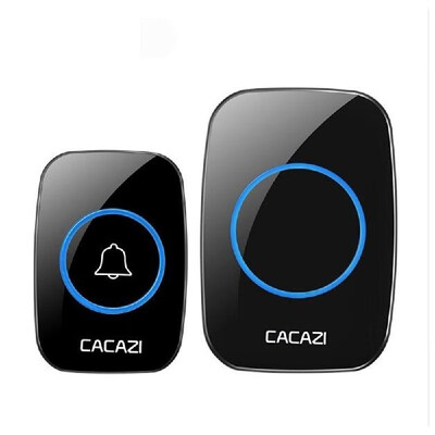 Waterproof Transmitter 38 Ringtones LED Indicator Door Chime Wireless Doorbell Black US Plug 1 to 2
Waterproof Transmitter 38 Ringtones LED Indicator Door Chime Wireless Doorbell Black US Plug 1 to 2