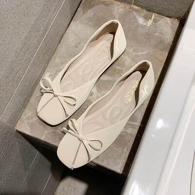 Butterfly-knotted single shoe summer flat sole shallow mouth water drilling bean shoe fairy wind soft sole skid-proof pregnant
Butterfly-knotted single shoe summer flat sole shallow mouth water drilling bean shoe fairy wind soft sole skid-proof pregnant