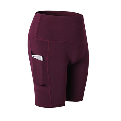 Ladies high-waisted yoga shorts slant pocket running training exercise speed dry tight stretch fitness
Ladies high-waisted yoga shorts slant pocket running training exercise speed dry tight stretch fitness