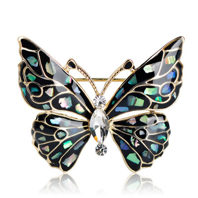 Blucome Butterfly Brooch Women Fashion Accessories 7218