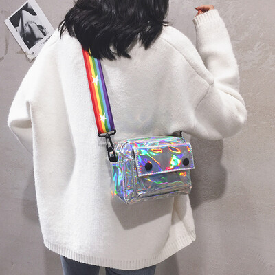 2019 popular bag female fashion wild net red broadband small square bag Korean version of the texture laser shoulder shoulder bag tide
2019 popular bag female fashion wild net red broadband small square bag Korean version of the texture laser shoulder shoulder bag tide