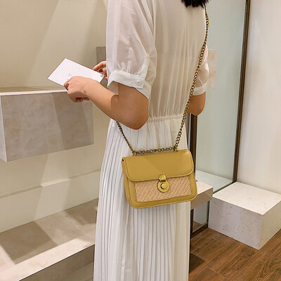 Tailored Womens Crossbody Contrast Color Chain Shoulder Fashion Weaving Messenger Bag
Tailored Womens Crossbody Contrast Color Chain Shoulder Fashion Weaving Messenger Bag